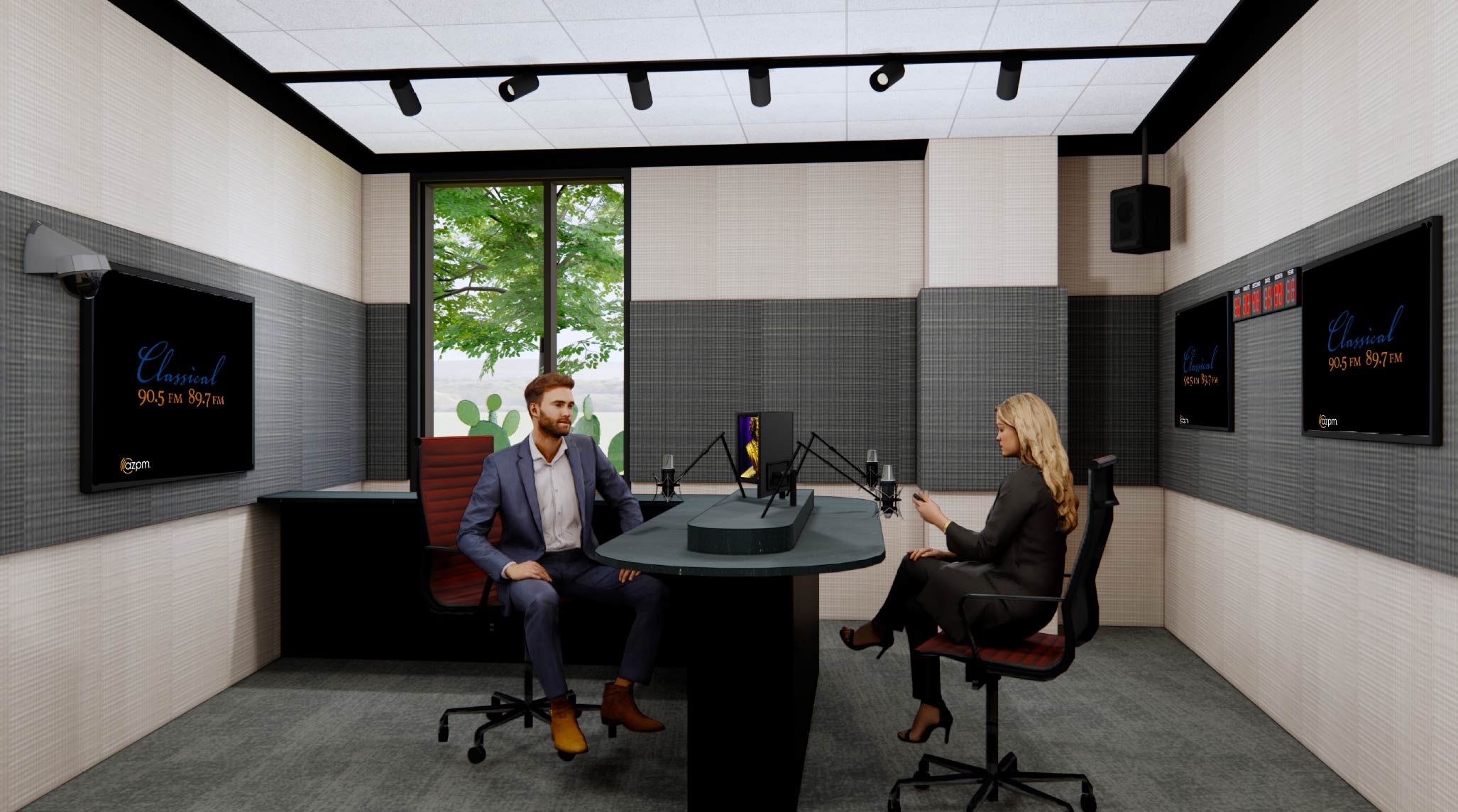 Classical 90.5 Master Control Room