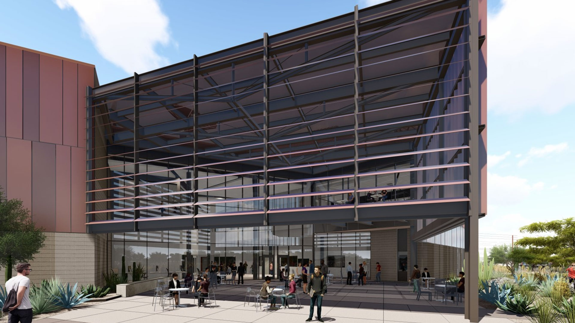 Covered Pavillion Entry